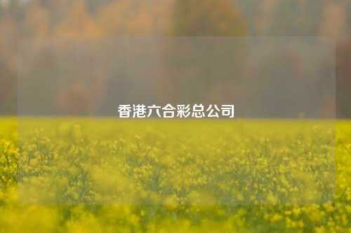 香港六合彩总公司