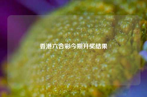 香港六合彩今期开奖结果