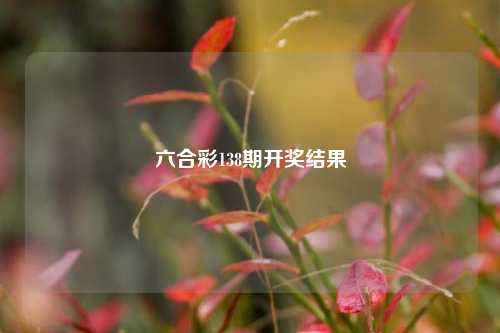 六合彩138期开奖结果